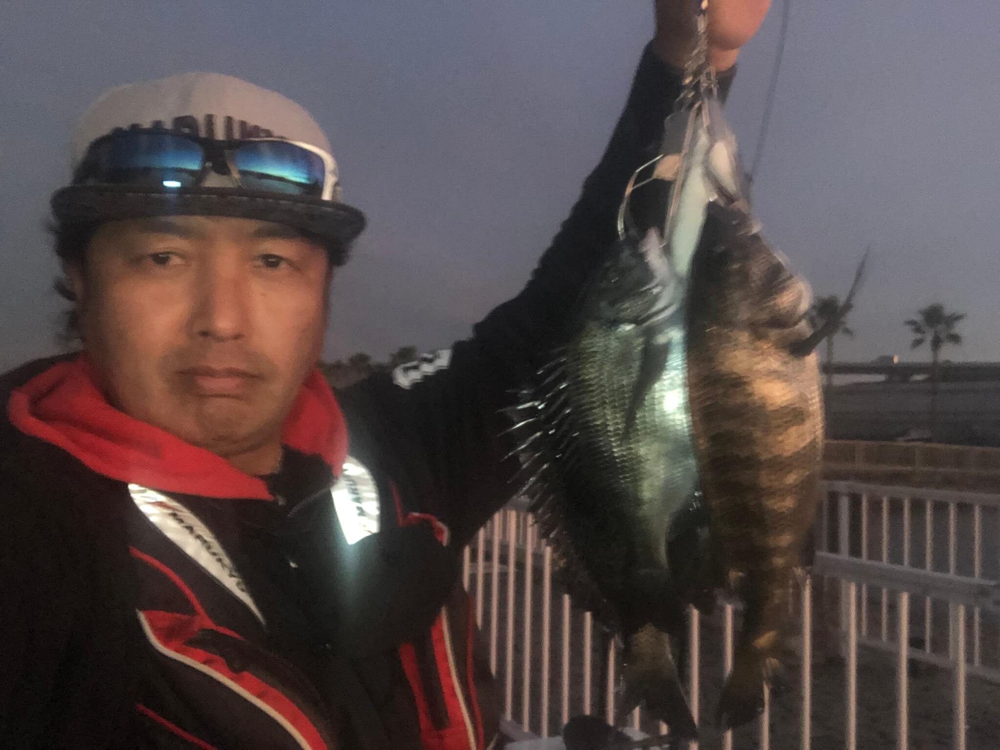 2022年10月26日（水曜日）｜クロダイ・チヌ（ウキダンゴ釣り）｜静岡県 – 浜名湖 新居 海釣り公園｜ウキ紀州・ダンゴ｜フィールドスタッフ佐々木 博司
