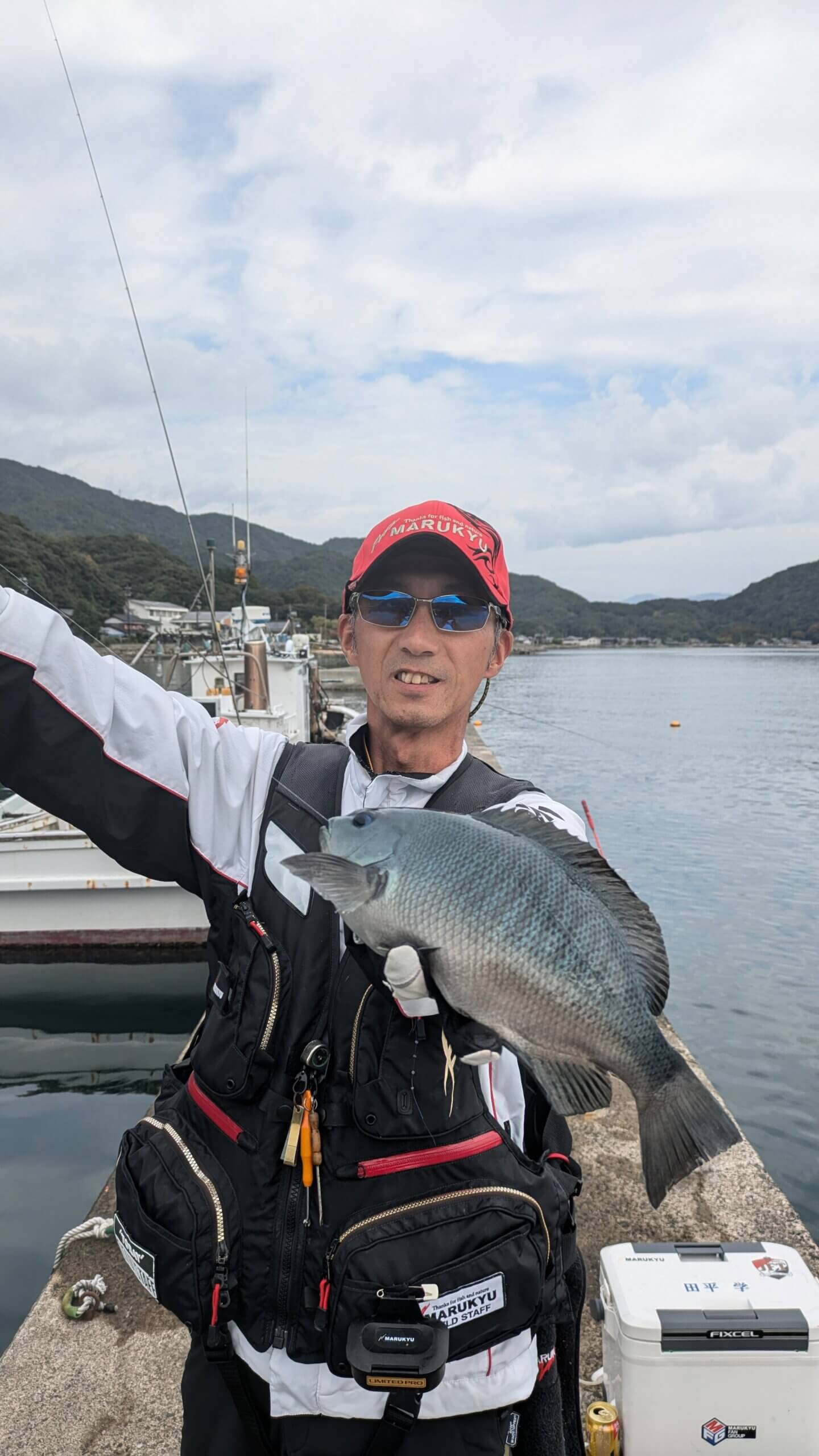 2024年10月26日（土曜日）｜メジナ・グレ・クロ｜福井県 – 敦賀市縄間の沖堤防｜ウキフカセ｜田平学