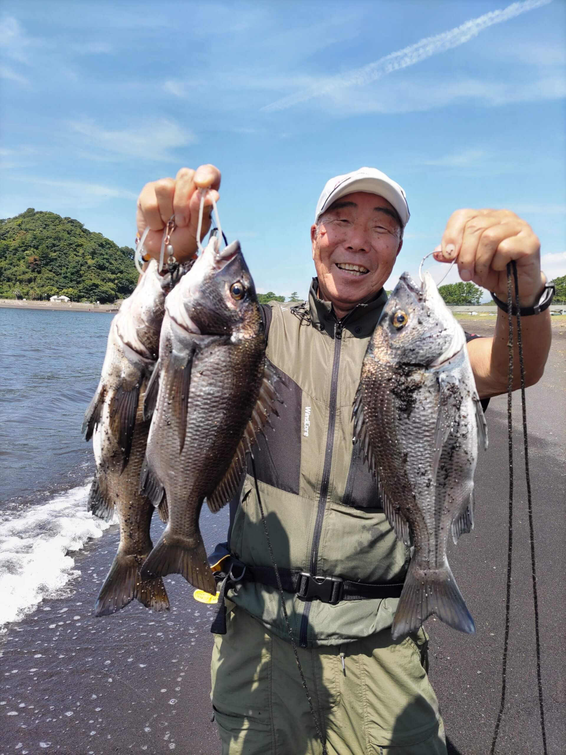 2025年08月23日（土曜日）｜クロダイ・チヌ（渚釣り）｜静岡県 – 沼津牛臥海岸｜渚｜フィールドスタッフ渡辺 強