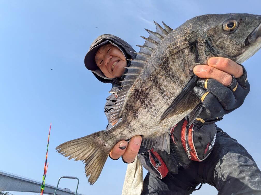 2026年01月15日（木曜日）｜クロダイ・チヌ（フカセ釣り）｜静岡県 – 浜名湖網干場｜ウキフカセ｜フィールドスタッフ石黒 昌浩